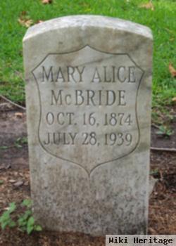 Mary Alice Mcbride