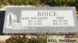 Mary Ann Barzee Boice