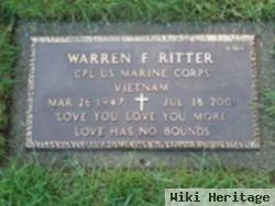 Warren F Ritter