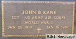 Sgt John Bernard "jack" Kane