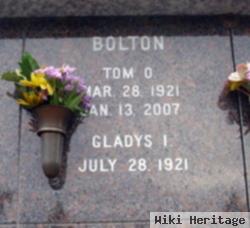 Thomas O "tom" Bolton