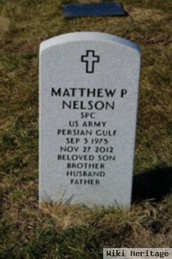 Matthew P "matt" Nelson