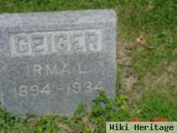 Irma L Geiger