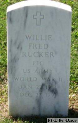 Pfc Willie Fred Rucker