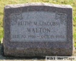 Ruth M Jacobs Walton