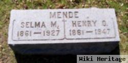 Henry Otto Mende