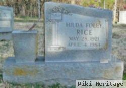 Hilda Foley Rice