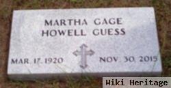 Martha Gage Howell Guess