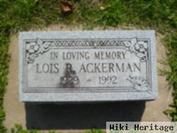 Lois R. Redin Ackerman