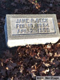 Jane Rebecca Peck Beck