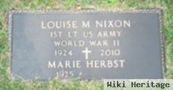 Lieut Louise M. Nixon