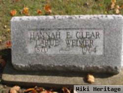 Hannah Elizabeth Clear Weimer