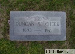 Duncan W. Cheek