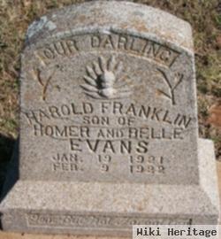 Harold Franklin Evans