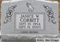 Janice W Corbitt