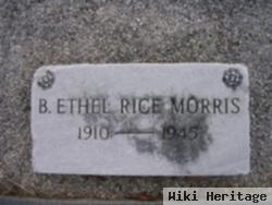 B Ethel Rice Morris