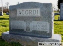 Joseph A Acordi