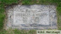 Lycurgus Arnold Wilson