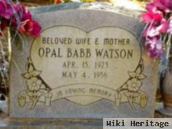 Opal Babb Watson