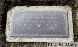 Naomi Kamenetzky Lansky