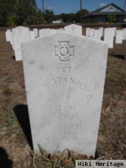 Pvt W. D. Stanford