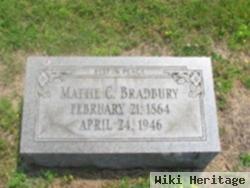 Martha C. "mattie" Reynolds Bradbury