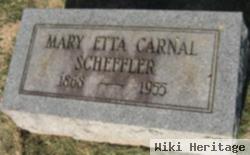 Mary Etta Carnal Schefler