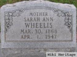 Sarah Ann Mcgowen Wheelis