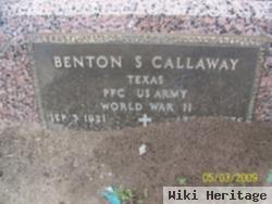 Pfc Benton S Callaway