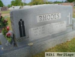 Ralph Roy "joe" Rhodes