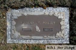 Geneva M. Long Halsey