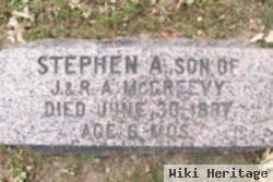 Stephen A Mcgreevy