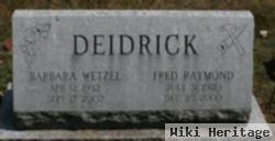 Fred Raymond Deidrick