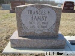 Frances V Hamby