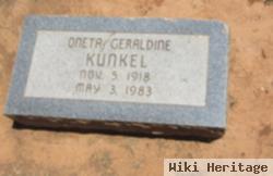 Oneta Geraldine Kent Kunkel