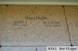 John F Hallinan