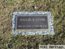 Hallie B. Evans