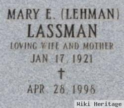 Mary Elizabeth Lehman Lassman