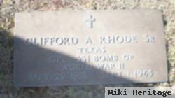 Corp Clifford Arthur Rhode, Sr