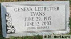 Geneva Ledbetter Evans