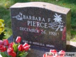 Barbara Frances Pierce