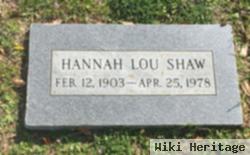 Hannah Lou Shaw