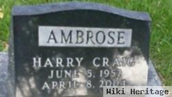 Harry Craig ""craig"" Ambrose