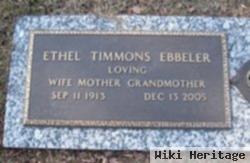 Ethel Irene Timmons Ebbeler