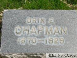 Orin E Chapman