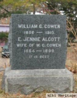 E Jennie Alcott Cowen