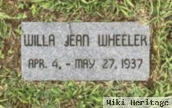 Willa Jean Wheeler