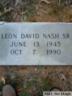 Leon David Nash, Sr