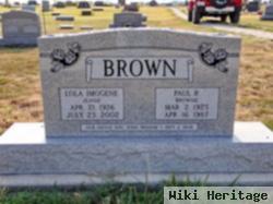 Paul R "brownie" Brown