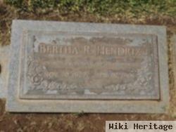 Bertha R. Hendrix